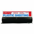 Husky PLASTIC SHEET BLK 8X100' 48100B